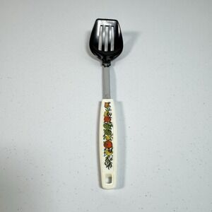Corning Ware Spice of Life Vintage Slotted Spoon Kitchen Utensil Retro Decor
